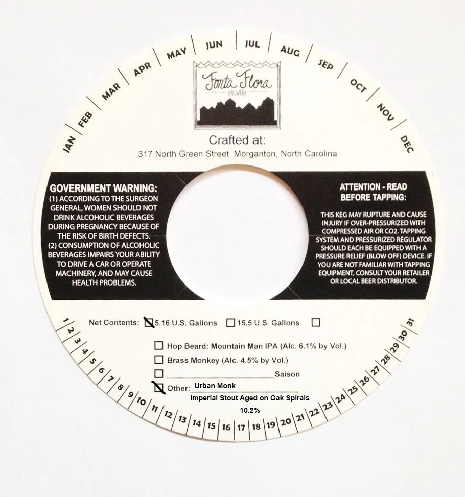 Urban Monk label art — URBAN MONK