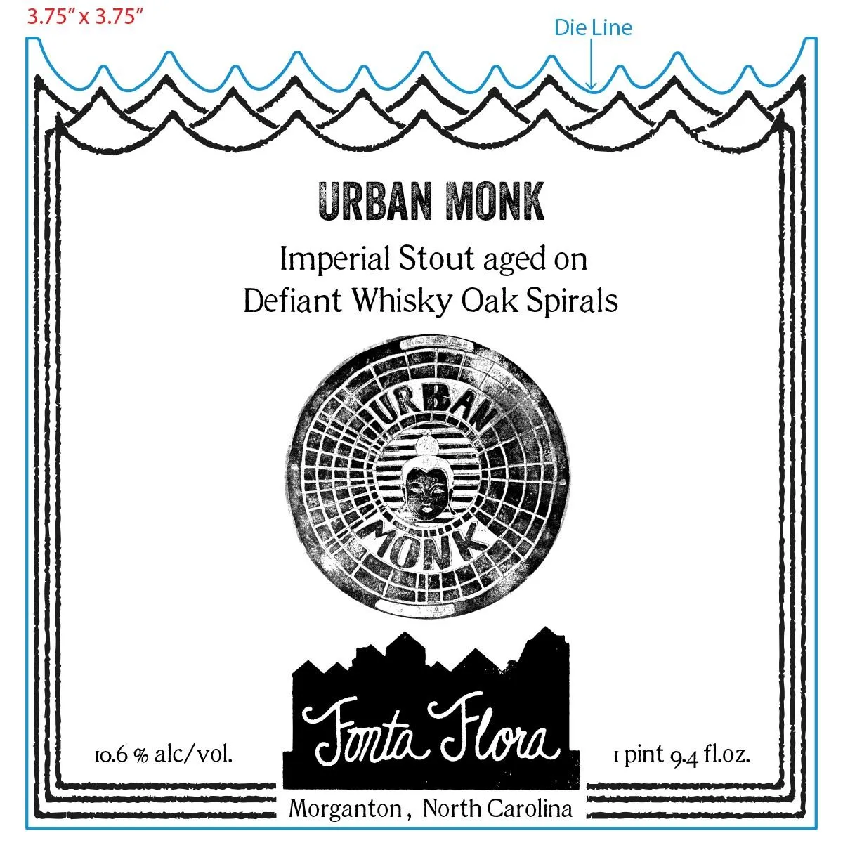 Urban Monk — full label as filed with TTB