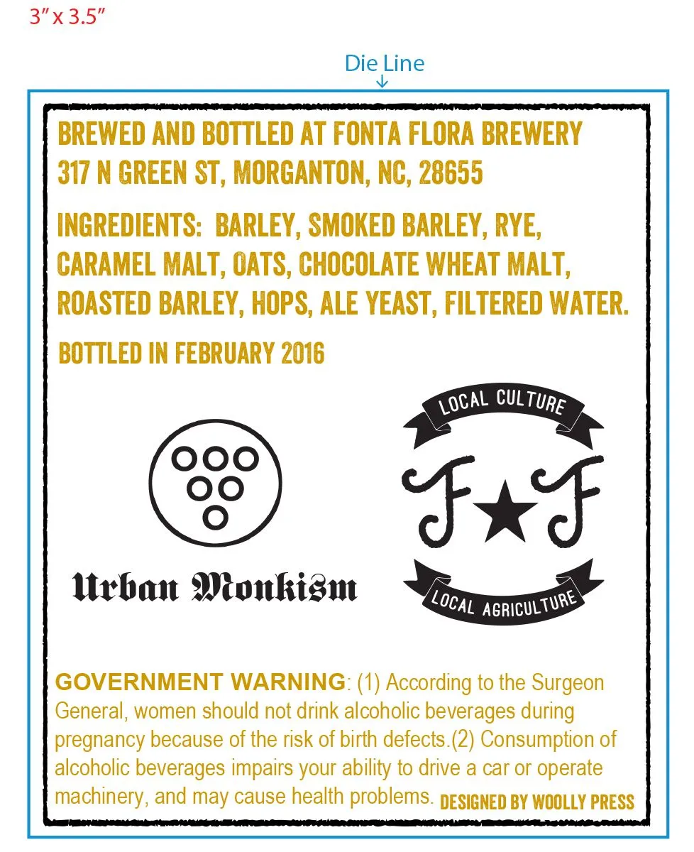 Urban Monk label art — URBAN MONK