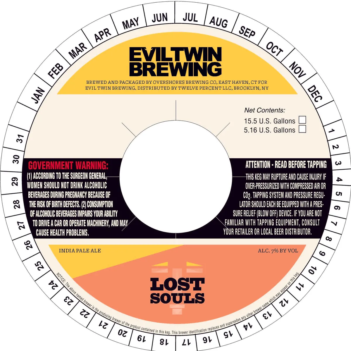 Lost Souls label art — EVIL TWIN