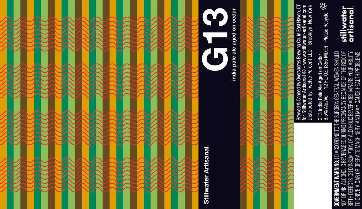 G13 label art — STILLWATER