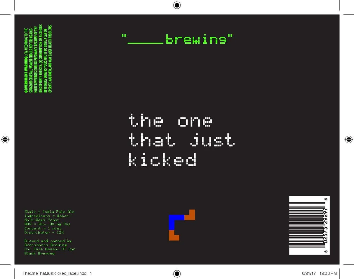 The One That Just Kicked label