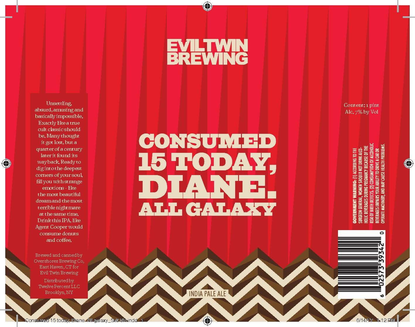 Consumed — full label as filed with TTB