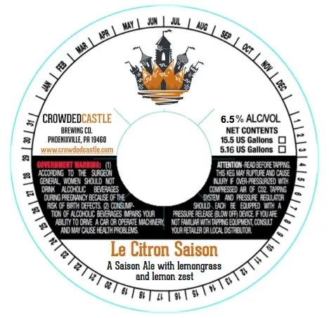Le Citron Saison label