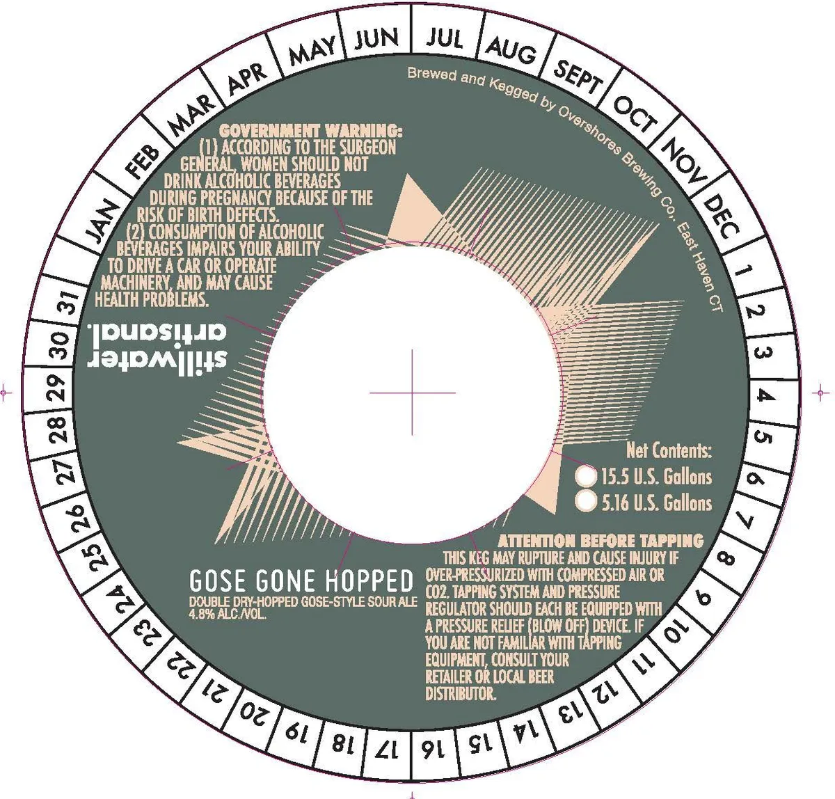 Gose Gone Hopped label