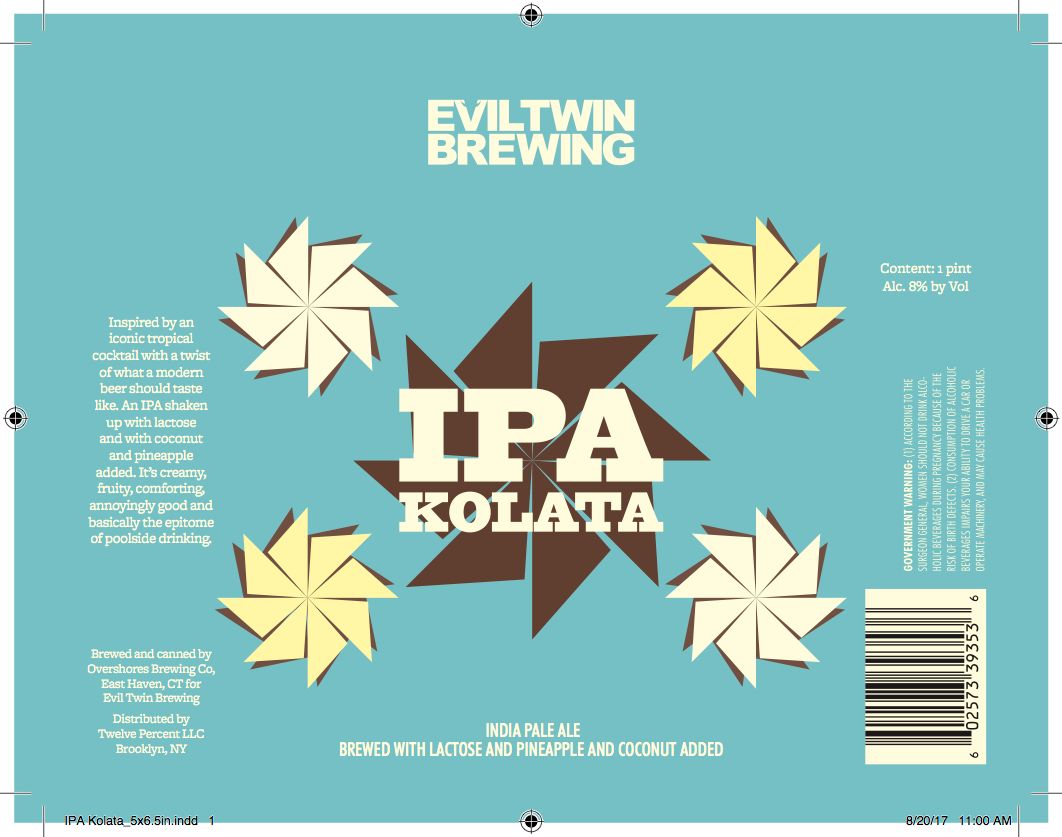 IPA Kolata — full label as filed with TTB