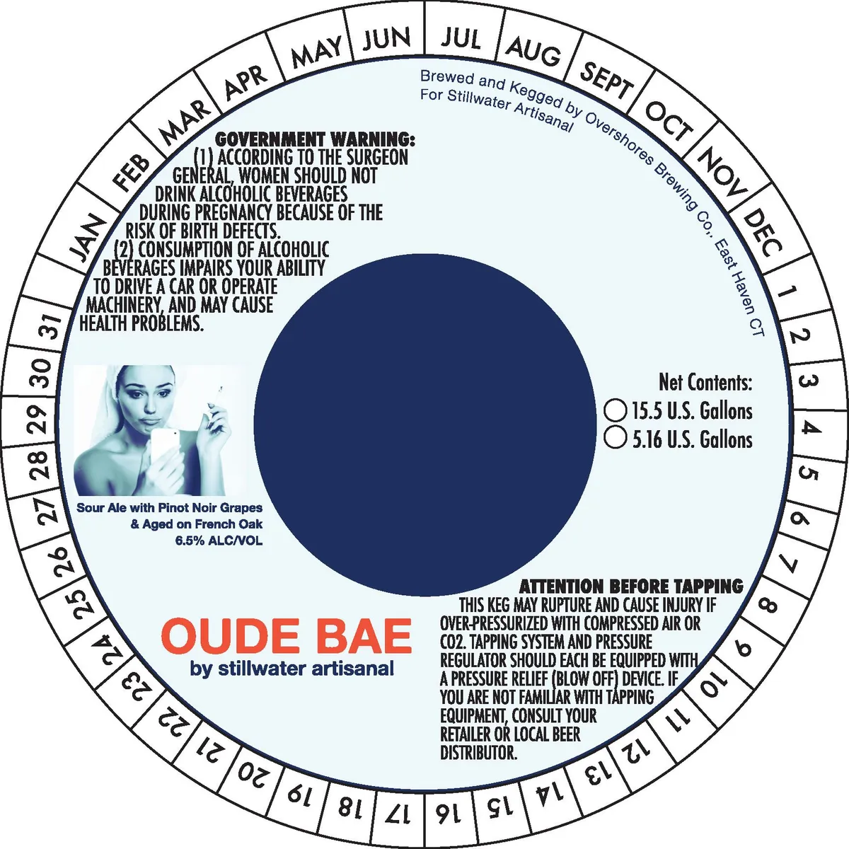Oude Bae label art — STILLWATER ARTISANAL