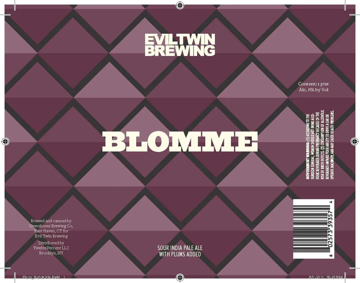 Blomme label