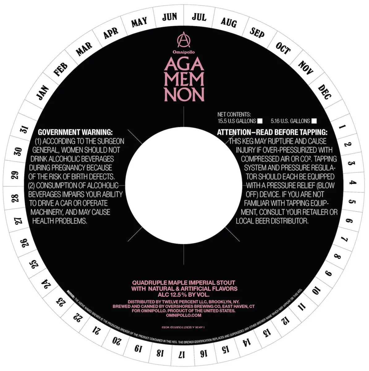 Agamemnon label art — OMNIPOLLO