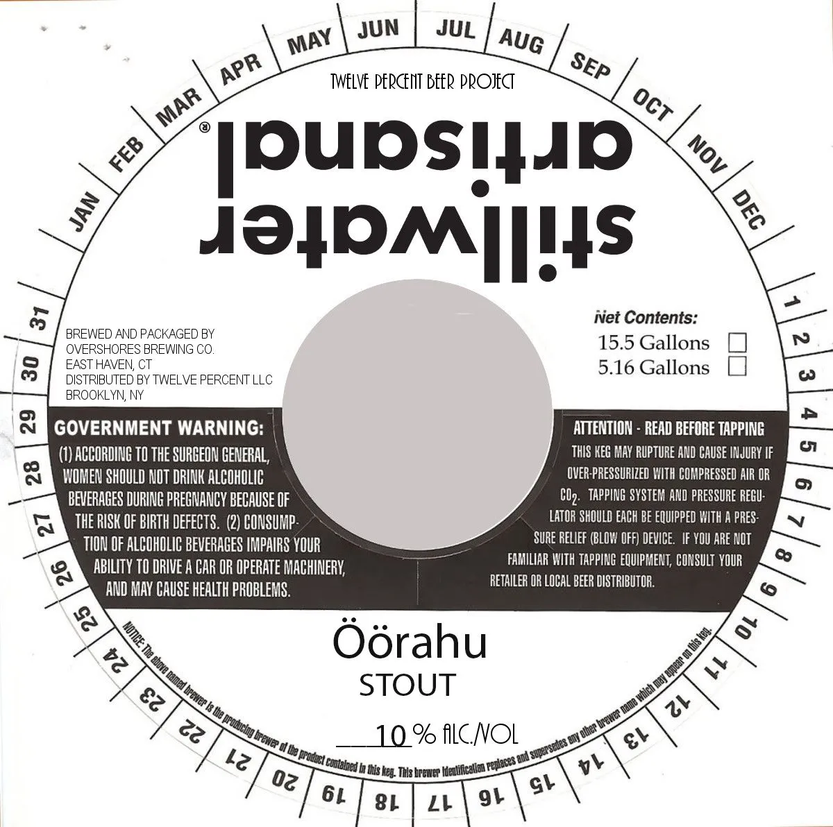 Oorahu label art — STILLWATER ARTISANAL