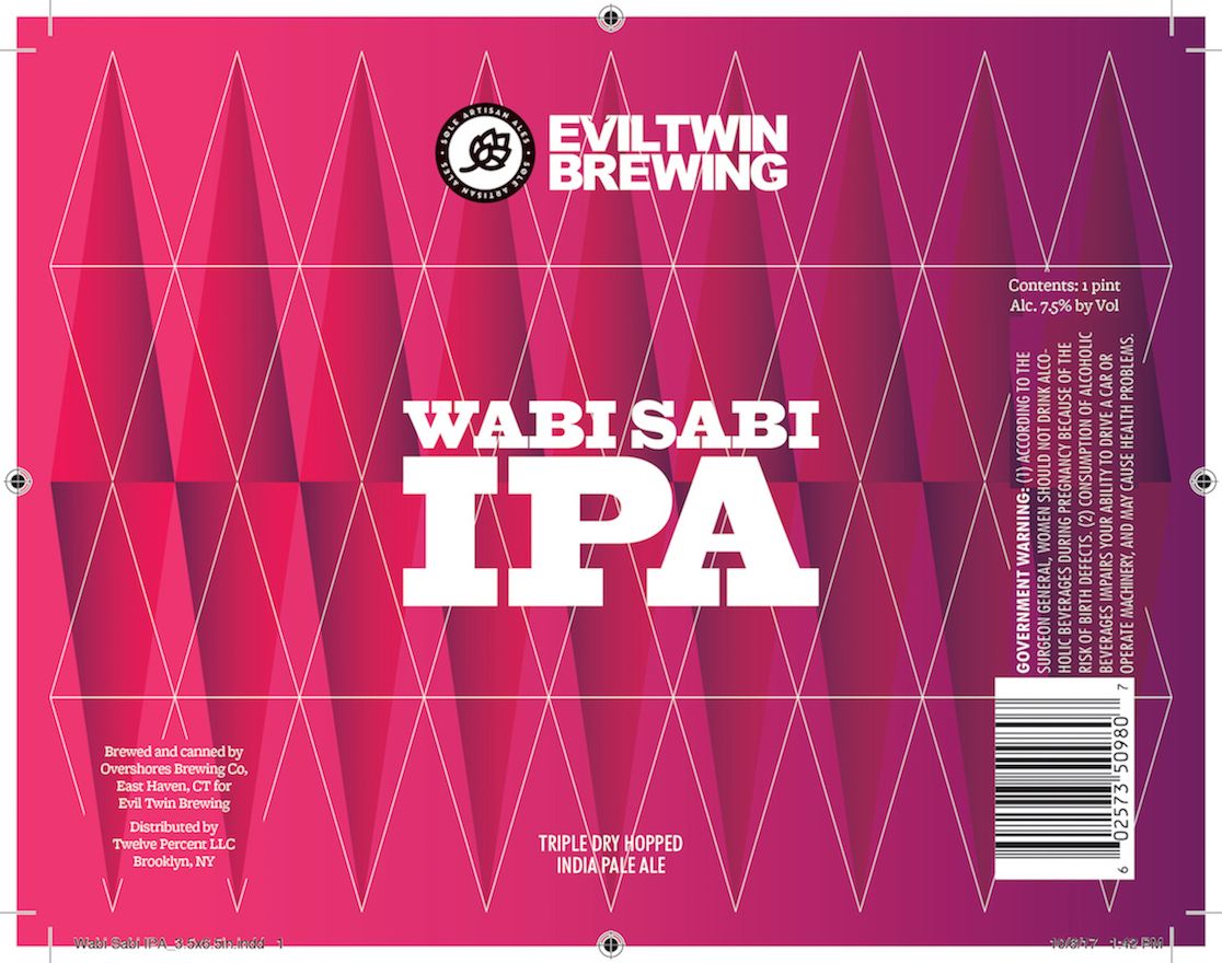 Wabi Sabi IPA — full label as filed with TTB