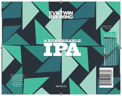 A Remarkable IPA label