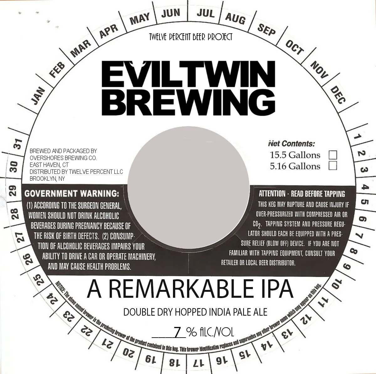 A Remarkable IPA label art — EVIL TWIN BREWING