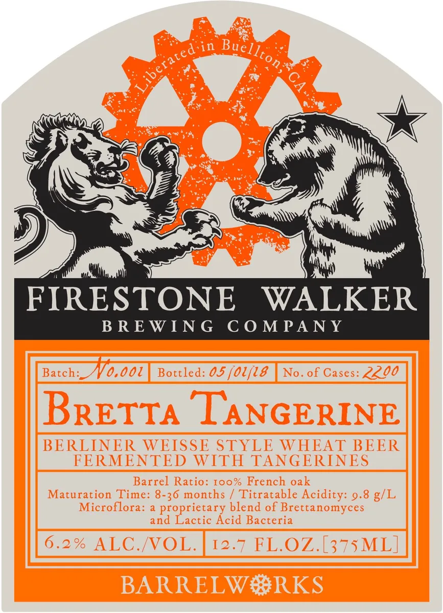 Bretta Tangerine label