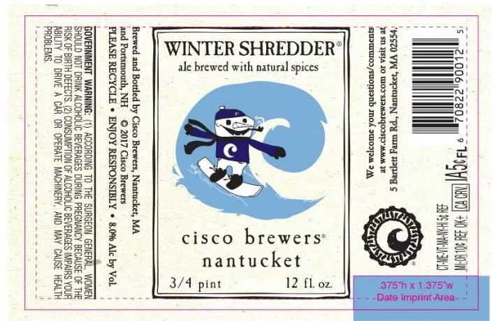 Winter Shredder label