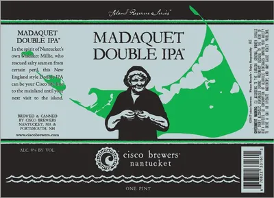 Madaquet Double IPA label
