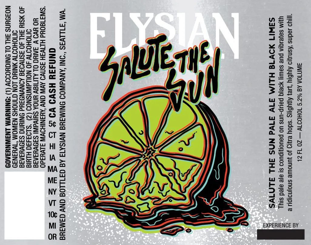 Salute The Sun label