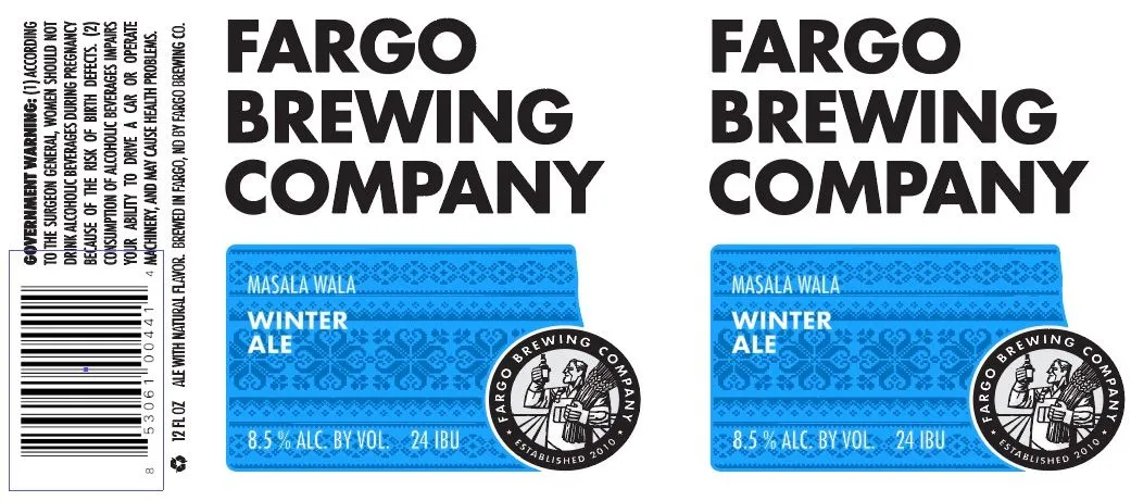 Masala Wala Winter Ale label