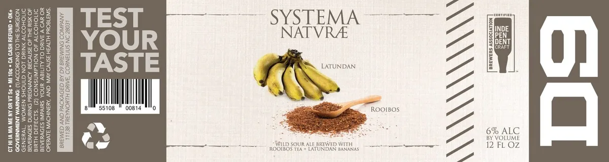 Systema Naturae Latundan & Rooibos label