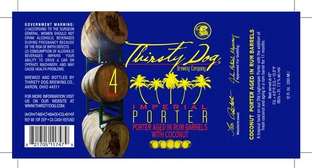 Imperial Porter label