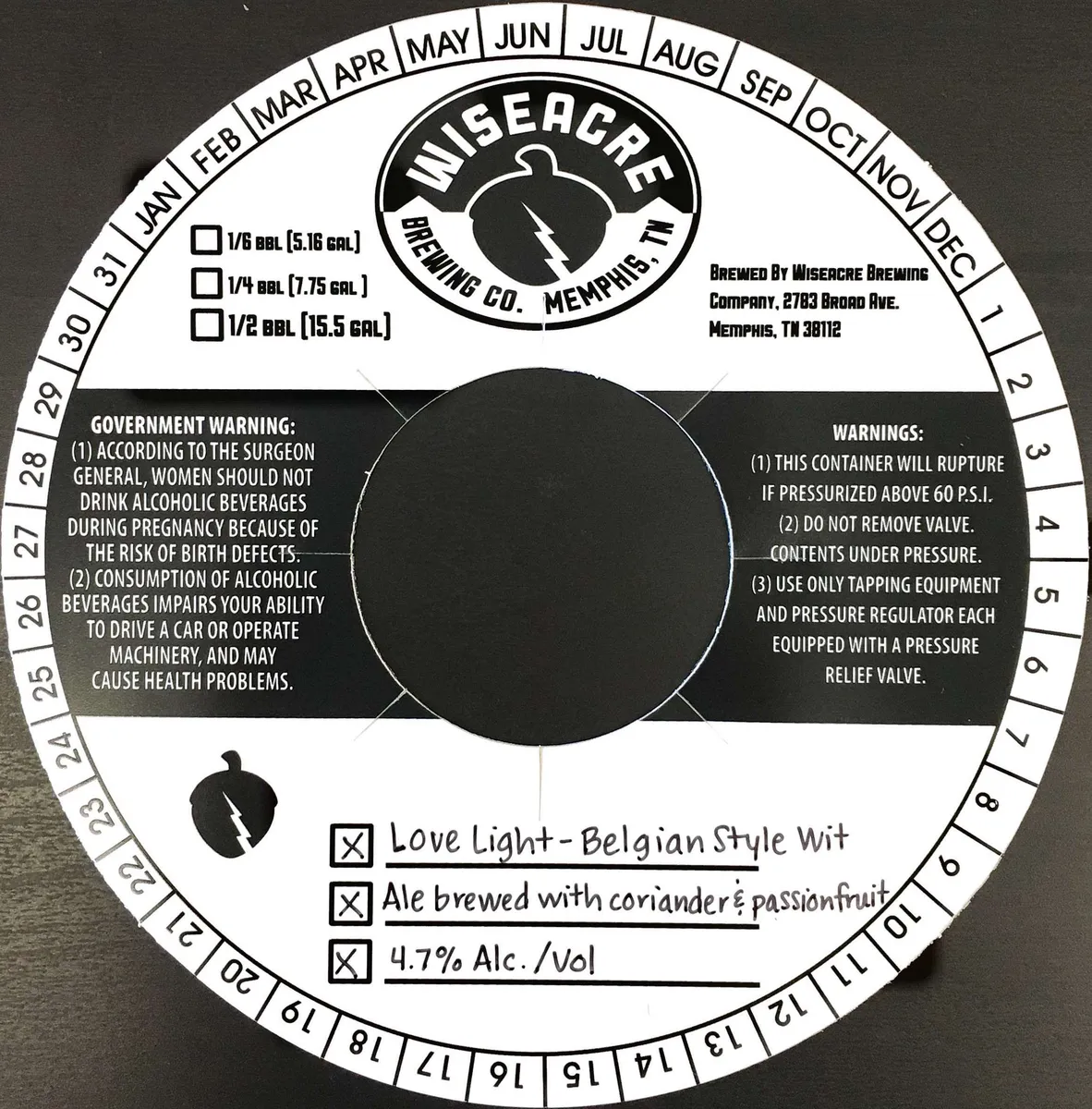 Love Light label art — LOVE LIGHT