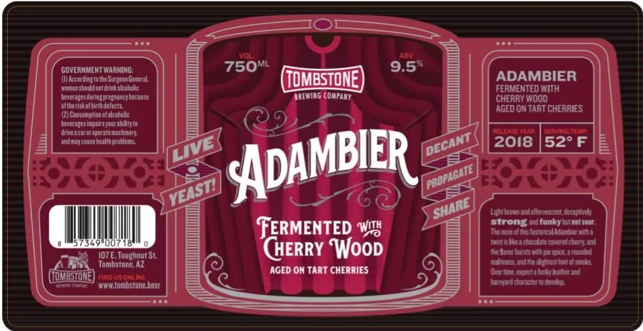 Adambier label