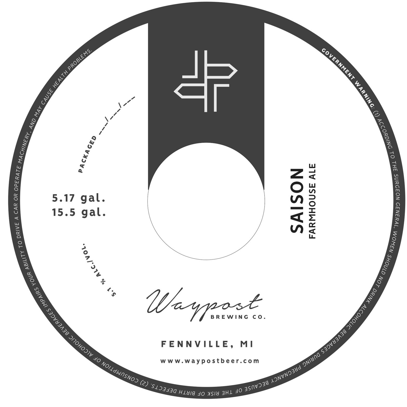 Saison — full label as filed with TTB
