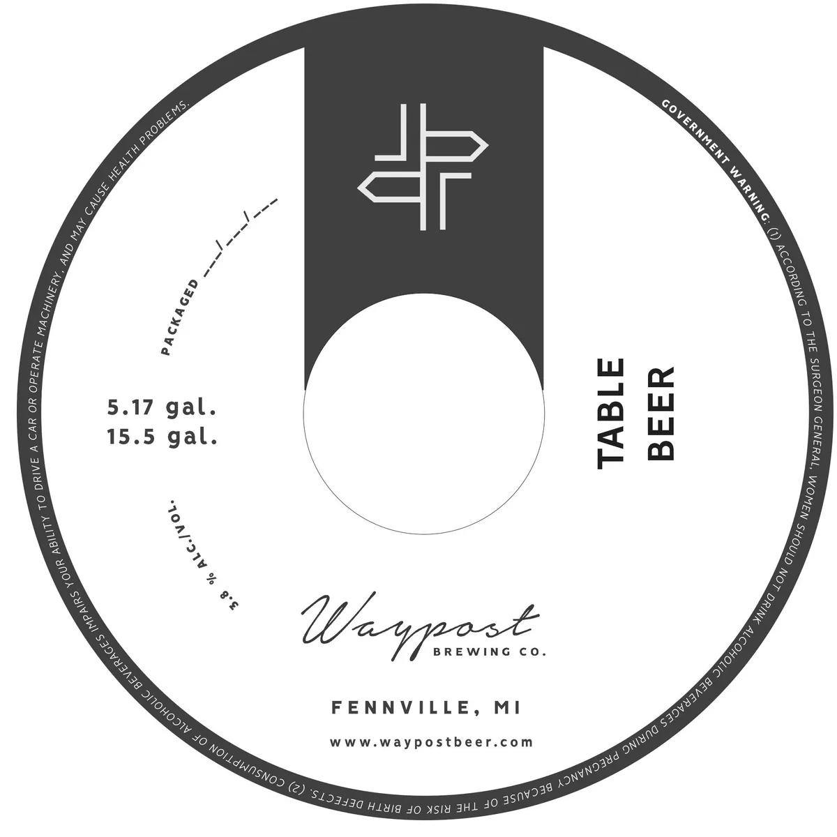 Table Beer label