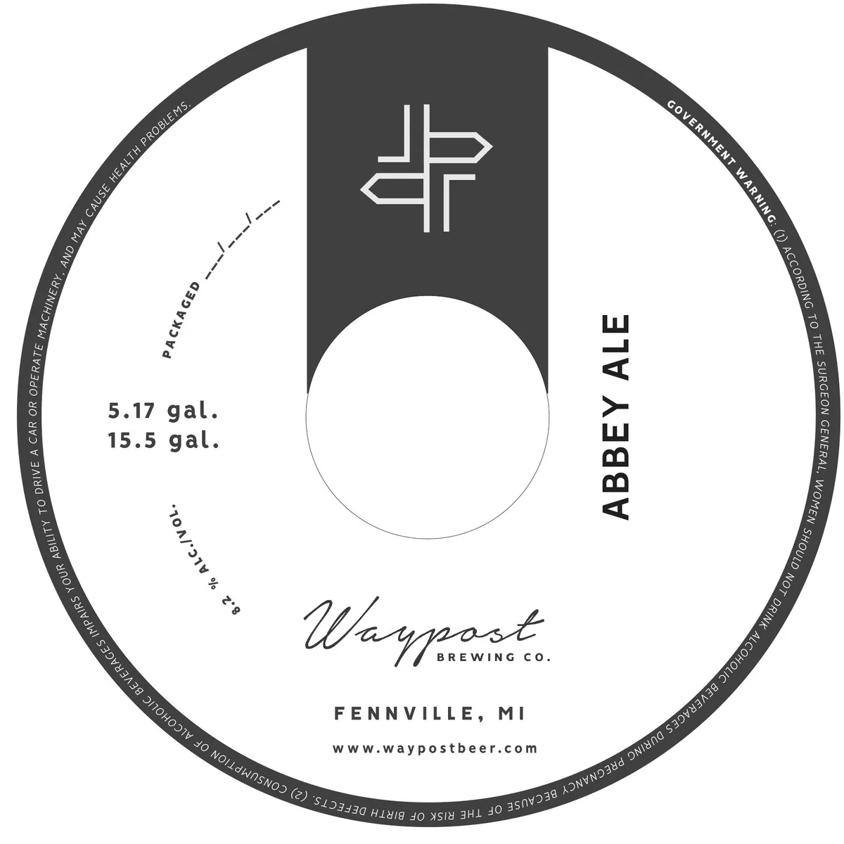 Abbey Ale label