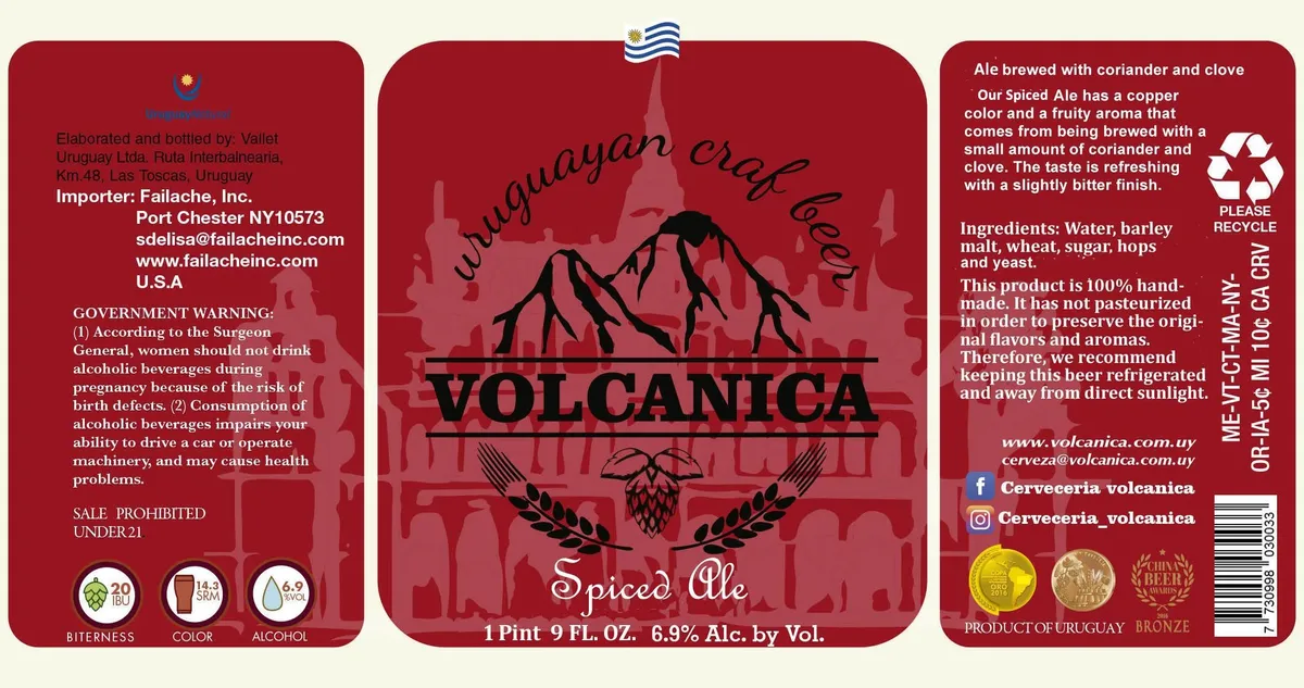 Spiced Ale label