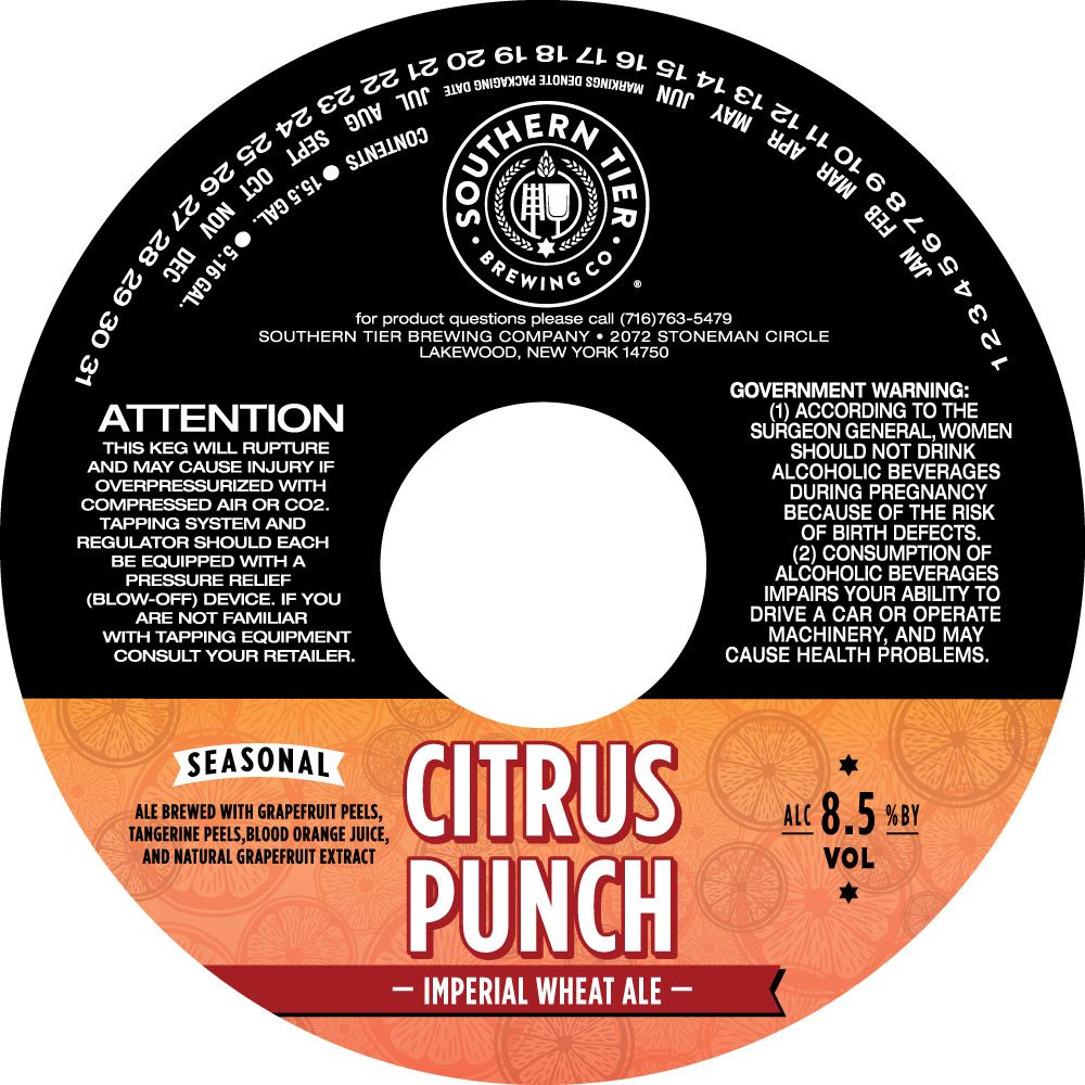 Citrus Punch — full label as filed with TTB