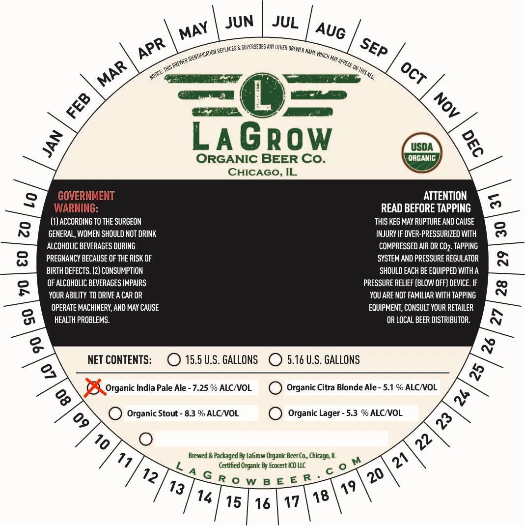 Organic India Pale Ale label