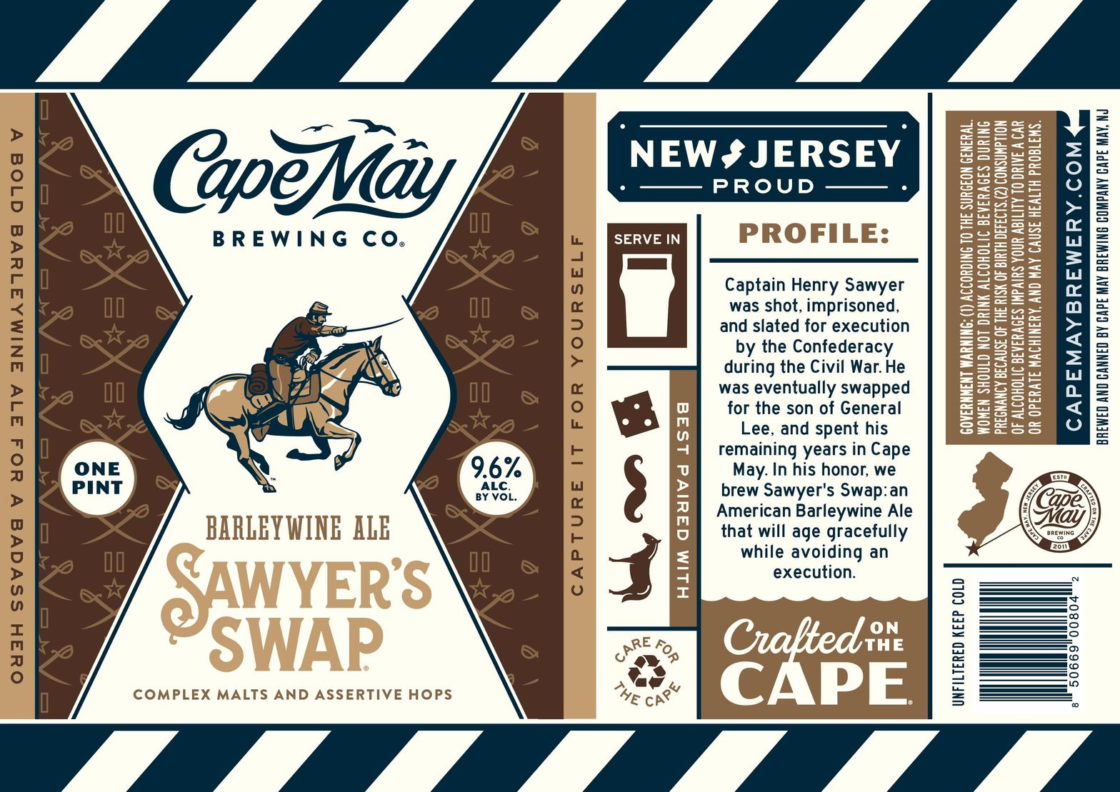 Sawyer's Swap — full label as filed with TTB