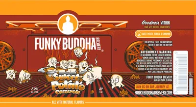 Sweet Potato Casserole label