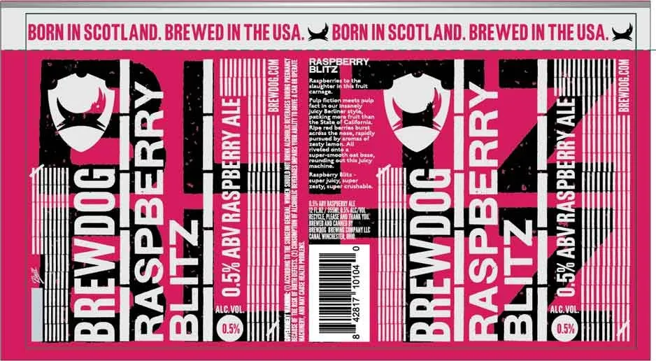 Raspberry Blitz label