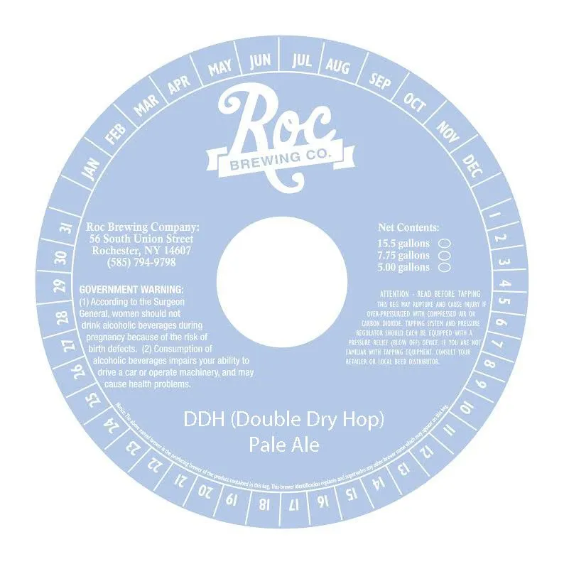 DDH (Double Dry Hop) Pale Ale label