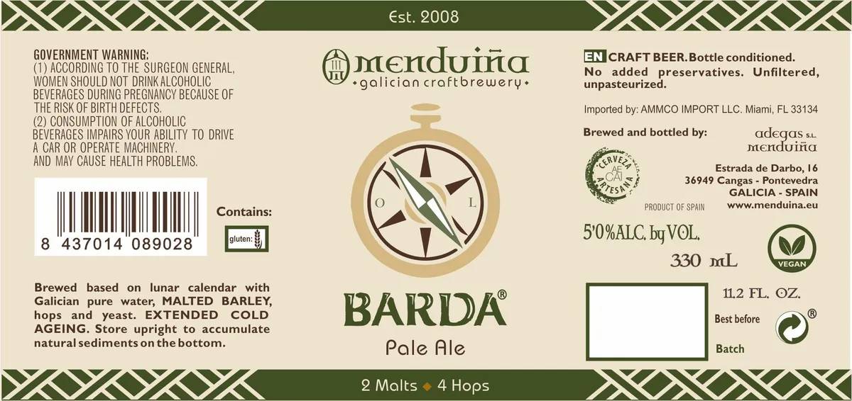 Barda label