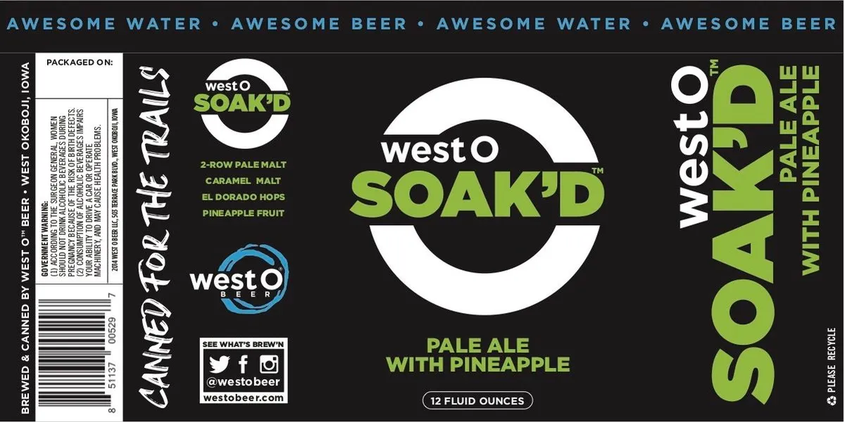West O Soak'd label