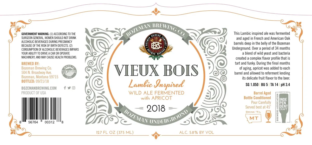 Vieux Bois label art — VIEUX BOIS