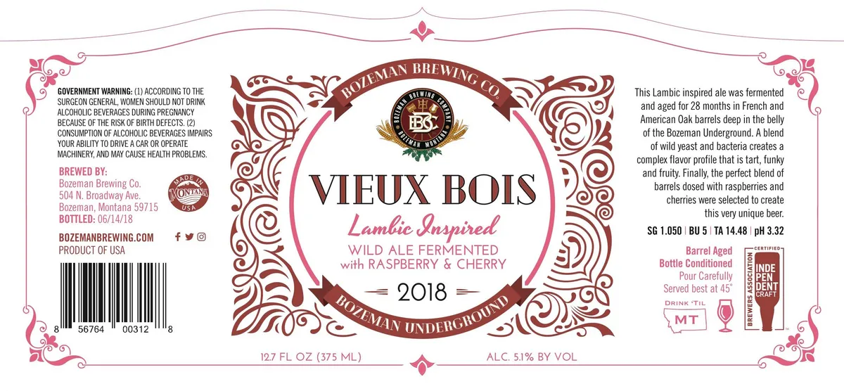 Vieux Bois label art — VIEUX BOIS