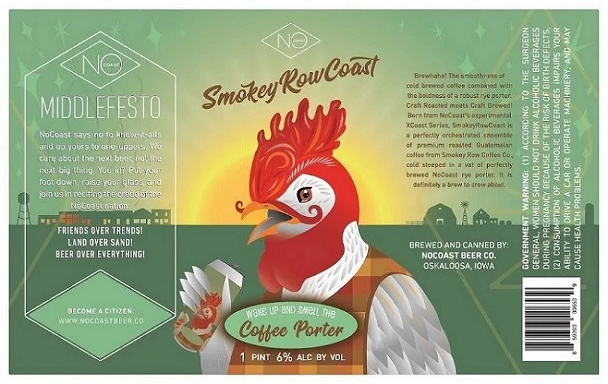 SmokyRowCoast label art — NOCOAST