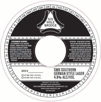 SMB Southern German-Style Lager label