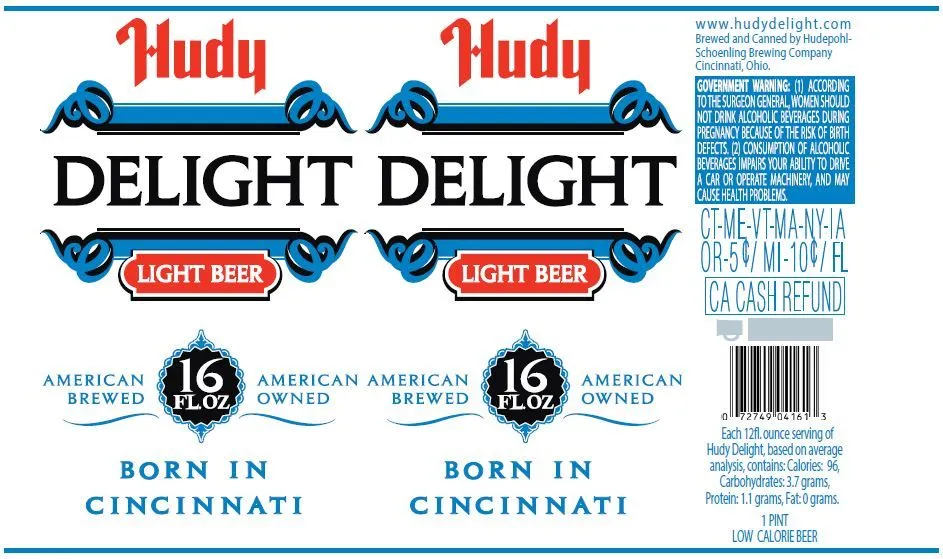 Hudy Delight label
