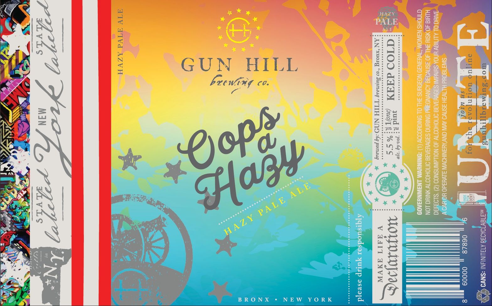 Oops A Hazy — full label as filed with TTB
