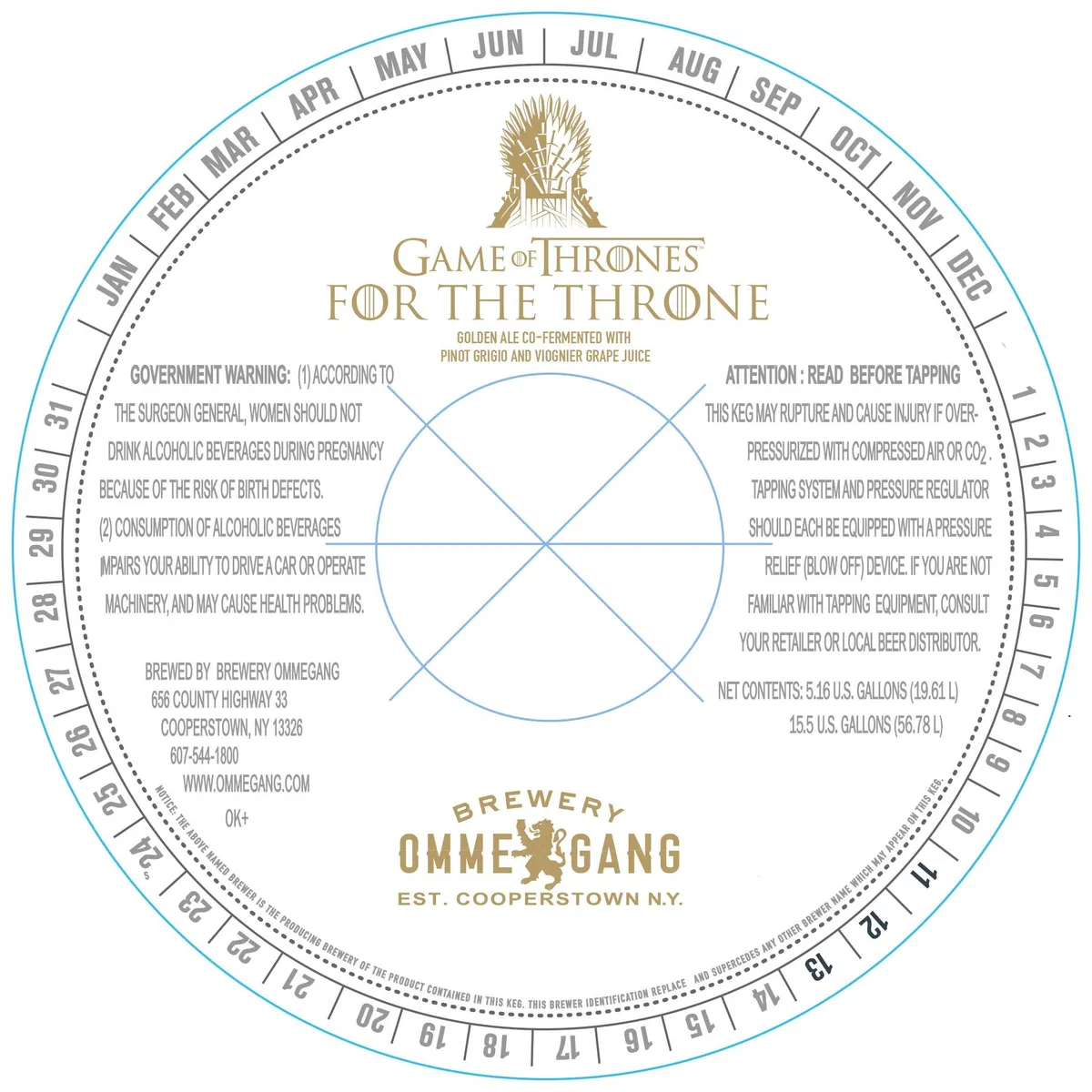 For the Throne label