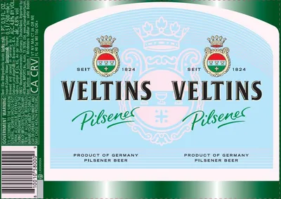 Veltins Pilsener label