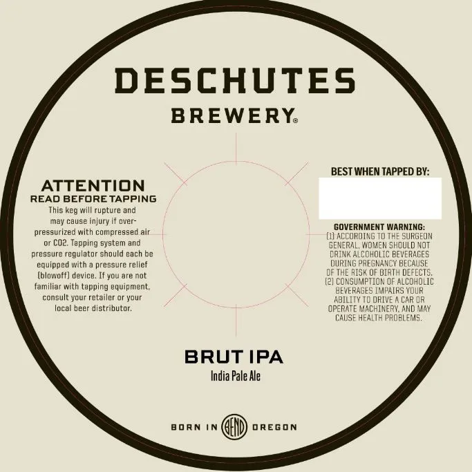 Brut IPA label