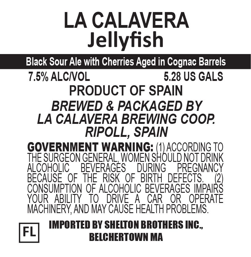 Jellyfish — full label as filed with TTB