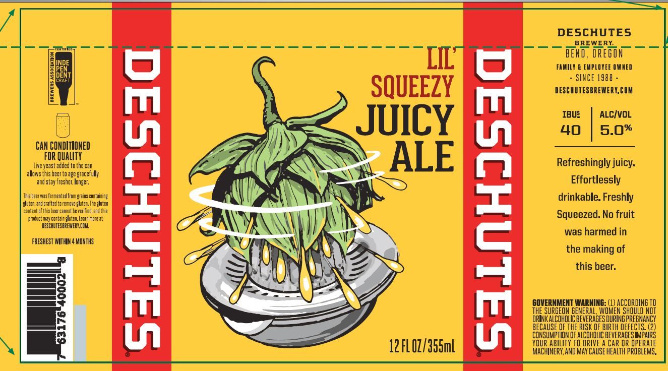 Lil Squeezy — full label as filed with TTB