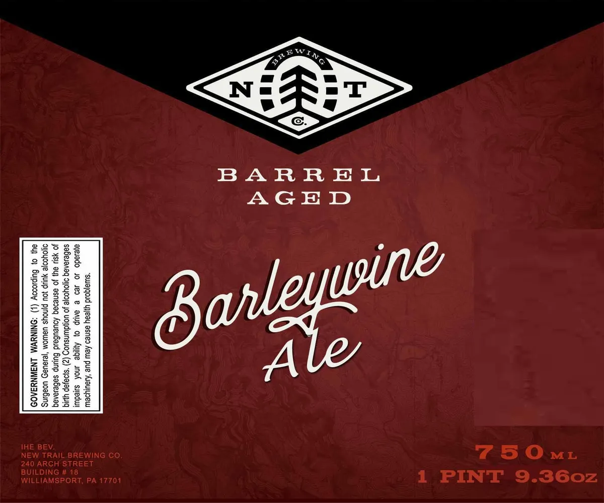 Barrel Aged Barleywine Ale label
